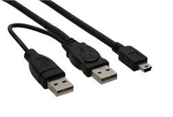 CABLE USB M A USB M + MINI USB 5PINES JA 109D